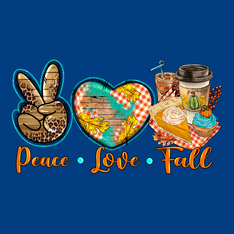 Peace Love Fall Premium Sweatshirt by BarkalooDesign | Teevron