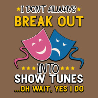 My Brain Is 95% Show Tunes. Funny Theatre Gift. Premium Tee | Teevron