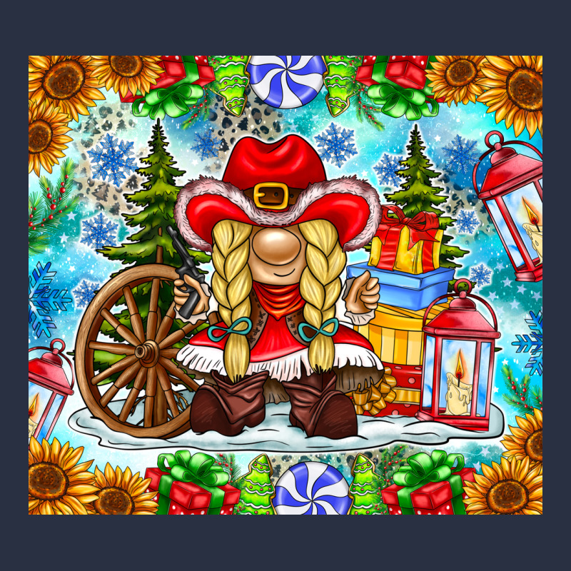 Christmas Cowboy Gnome Heavyweight Sweatshirt by CowhideDigitalArt | Teevron