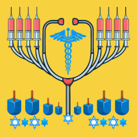 Jewish Hanukkah Chanukah Doctor Medical Menorah  Gifts Premium Sweatshirt | Teevron