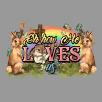 Oh How He Loves Us Cross Easter Day Vintage Hoodie | Teevron