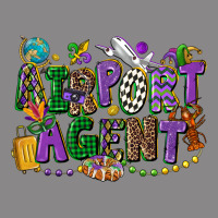 Airport Agent Mardi Gras Vintage Tee | Teevron