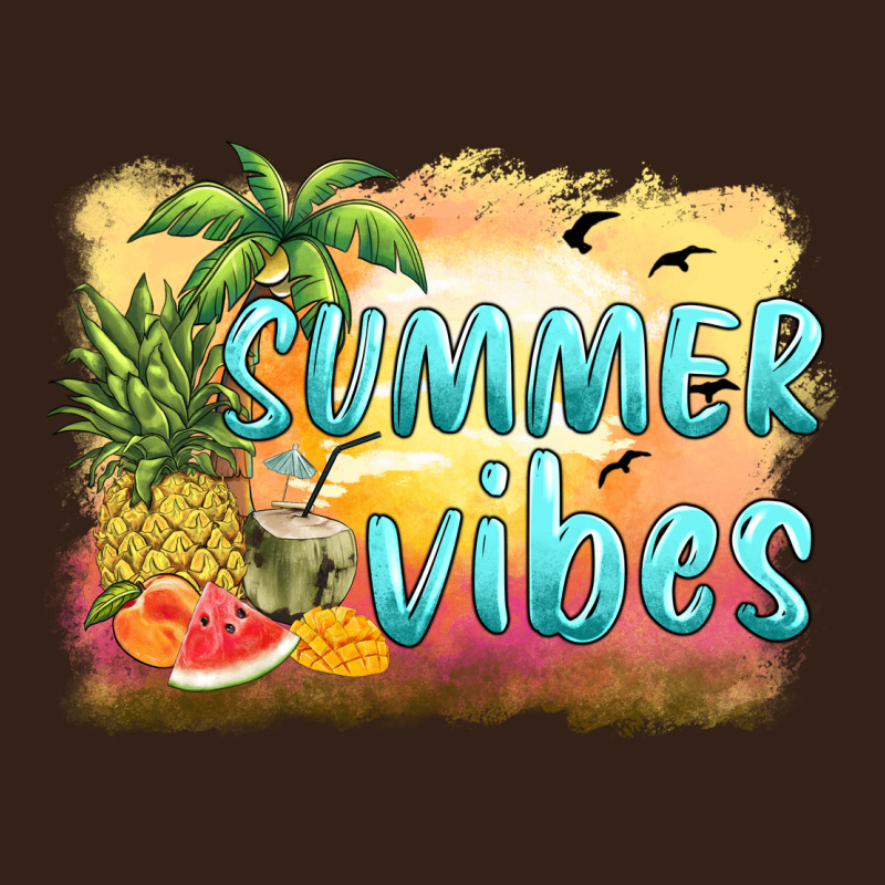 Summer Vibes Sunset And Fruits Heavy Core Tee by BarkalooDesign | Teevron