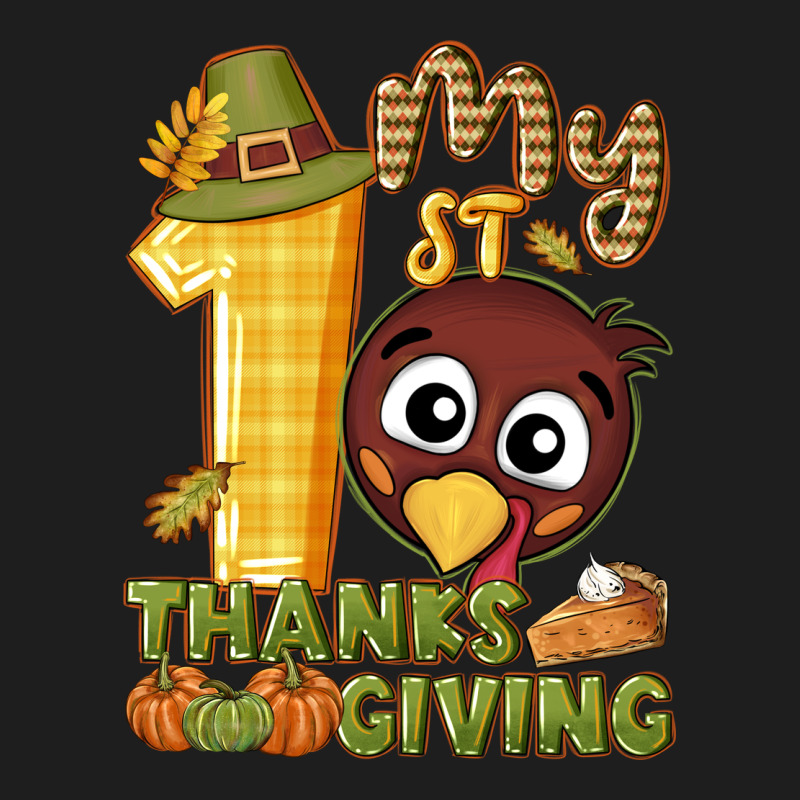 My 1st Thanksgiving With Turkey Classic Tee by NancyCooperArtShop | Teevron