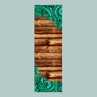 Western Tooled Leather Sunflower Turquoise Gemstone Pen Wrap 1 Heavy Core Tee | Teevron