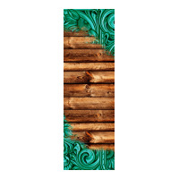 western tooled leather sunflower turquoise gemstone pen wrap 1 | Teevron