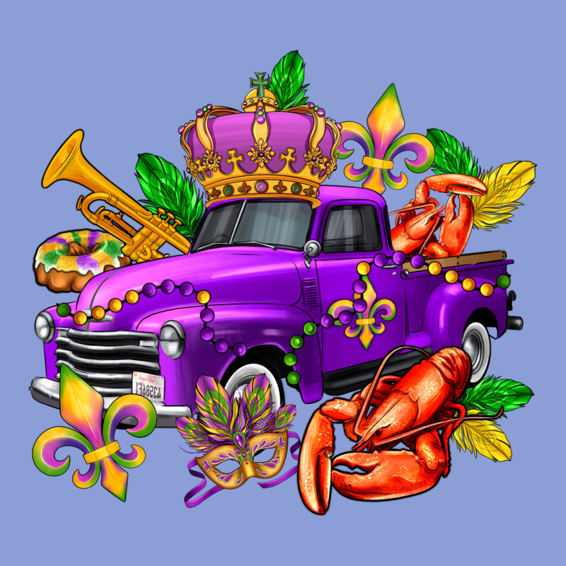Mardi Gras Truck Olivia Long Sleeve Tee by OliviaCreatesArt | Teevron
