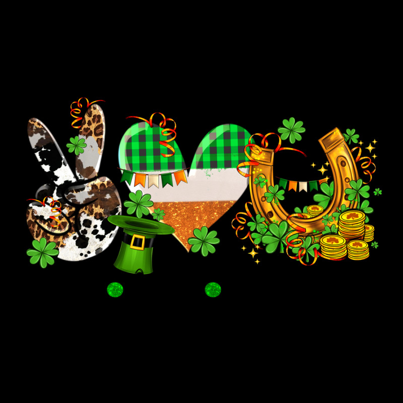 Peace Love St Patricks Urban Hoodie by AdoDesignShop | Teevron