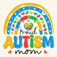 Proud Autism Mom Rainbow Premium Hoodie | Teevron