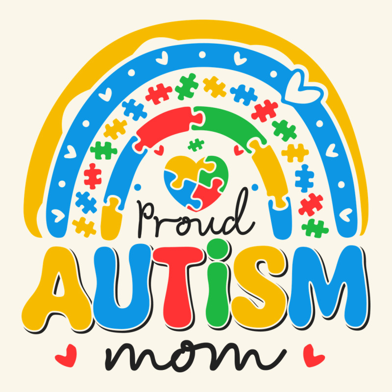 Proud Autism Mom Rainbow Premium Hoodie by CowhideDigitalArt | Teevron