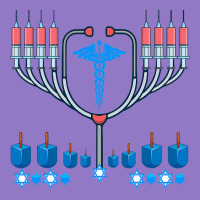 Jewish Hanukkah Chanukah Doctor Medical Menorah  Gifts Urban Hoodie | Teevron
