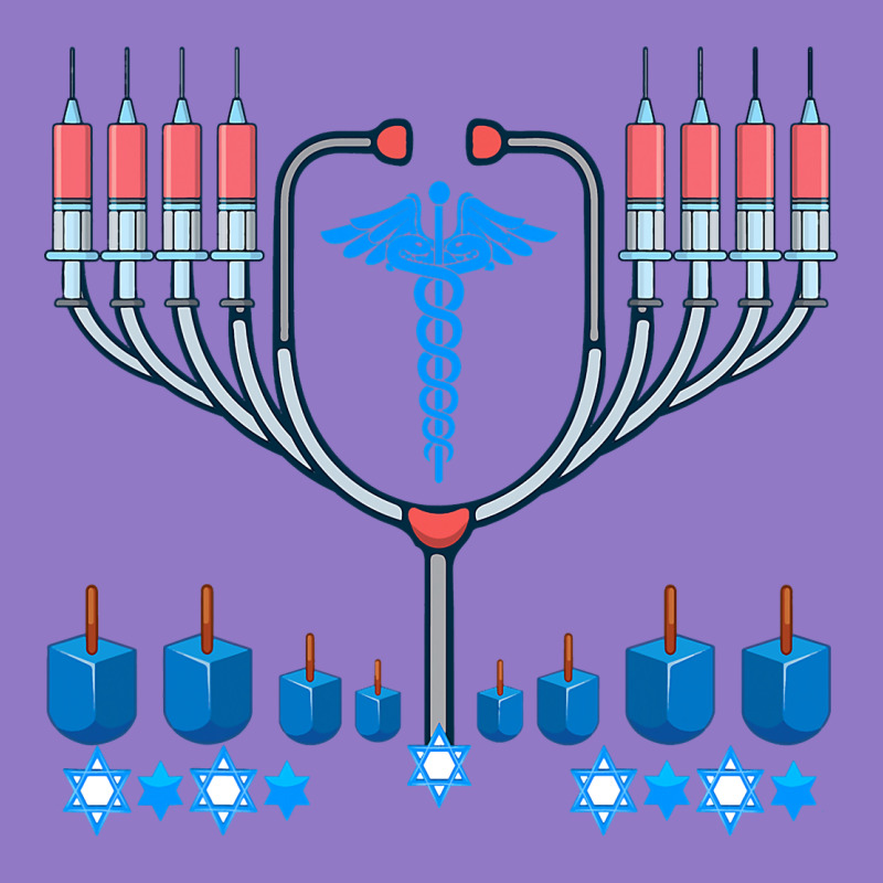 Jewish Hanukkah Chanukah Doctor Medical Menorah  Gifts Urban Hoodie by trangStudio | Teevron