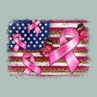Breast Cancer American Flag Background Heavyweight Hoodie | Teevron