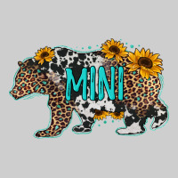 Baby Bear Mini Sunflowers Leopard Cowhide Mother's Day Premium Tee | Teevron