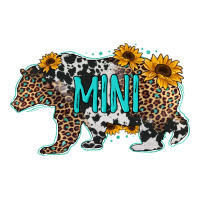 baby bear mini sunflowers leopard cowhide mother's day | Teevron