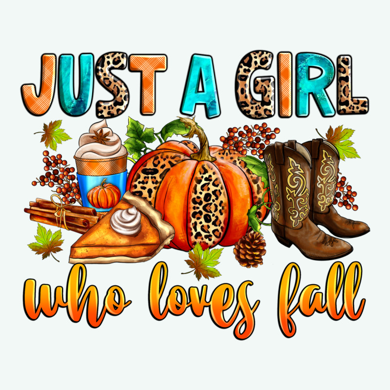 Just A Girl Who Loves Fall Premium Hoodie by RanaPortraitStore | Teevron