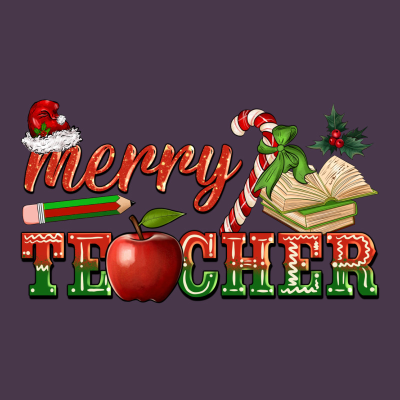 Merry Teacher Heavyweight Hoodie by BarkalooDesign | Teevron