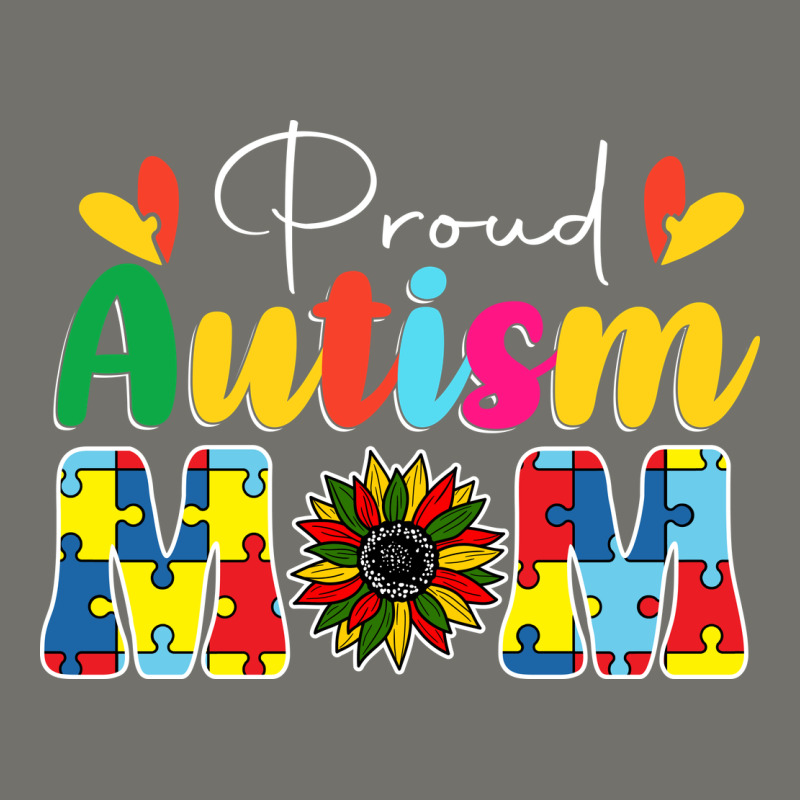 Proud Autism Mom Sunflower Premium Hoodie by CowhideDigitalArt | Teevron