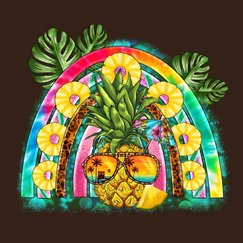 Pineapple Rainbow Heavy Core Tee by BarkalooDesign | Teevron