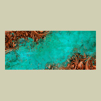 Tooled Leather Turquoise Glitter 11oz Mug Heavy Core Tee | Teevron