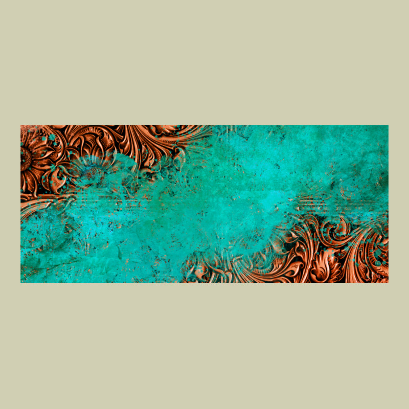Tooled Leather Turquoise Glitter 11oz Mug Heavy Core Tee by Jasminsmagicworld | Teevron