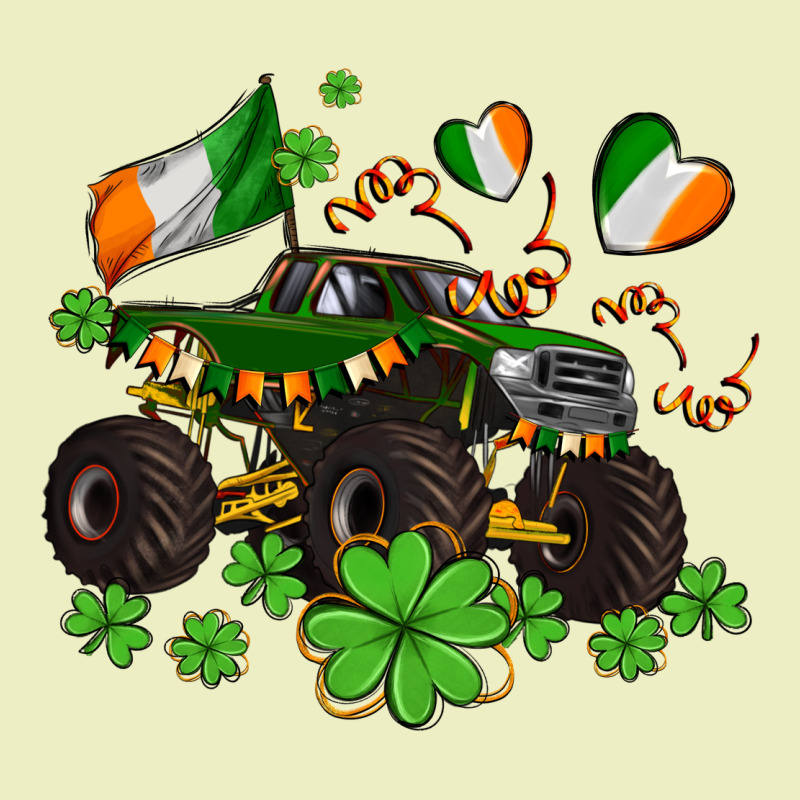 Monster Truck With Shamrocks Urban Hoodie by AdoDesignShop | Teevron