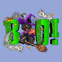 Boo! With Black Cat Halloween Classic Tee | Teevron