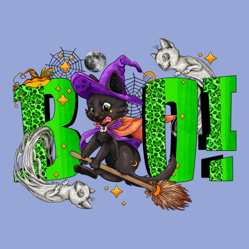 Boo! With Black Cat Halloween Classic Tee by NancyCooperArtShop | Teevron