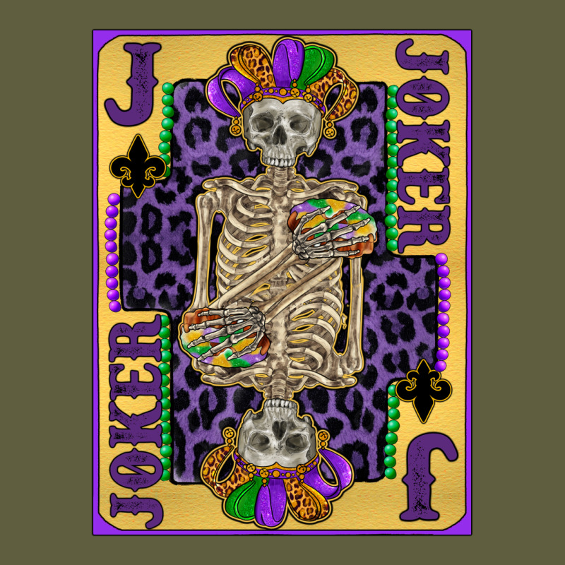 Joker Mardi Gras Skeleton Vintage Tee by CowGirlArtShop | Teevron