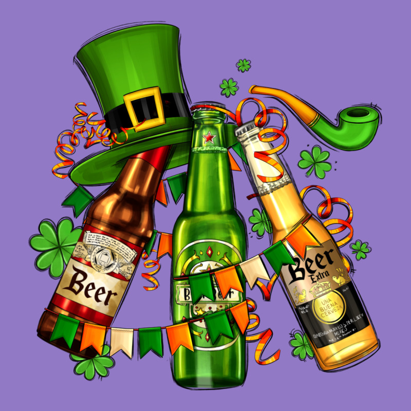 St Patrick's Beers Flags And Hat Urban Hoodie by AdoDesignShop | Teevron