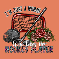 I'm Just A Woman Who Loves Her Hockey Player Classic Tee | Teevron