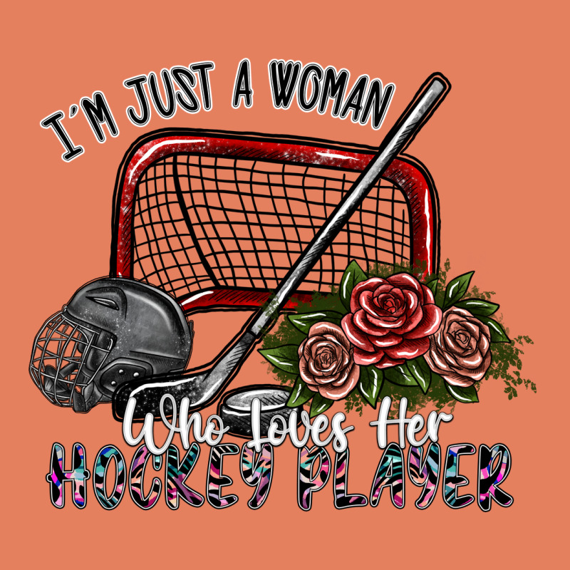 I'm Just A Woman Who Loves Her Hockey Player Classic Tee by SublimationCraftShop | Teevron