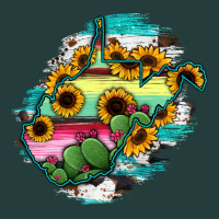 West Virginia Map Sunflower Cactus Serape Classic Tee | Teevron