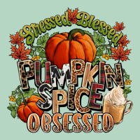Stressed Blessed Pumpkin Spice Obsessed Fall Classic Tee | Teevron