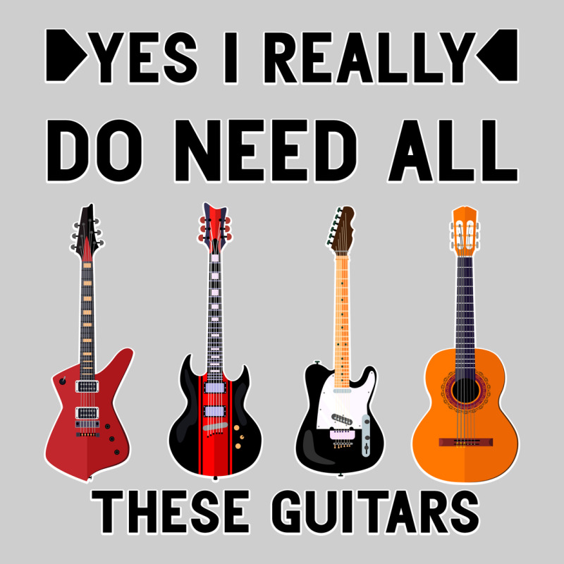 Yes I Really Do Need All These Guitars Premium Tee by Bettercallsaul | Teevron