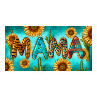 western mama with sunflowers and cactus | Teevron