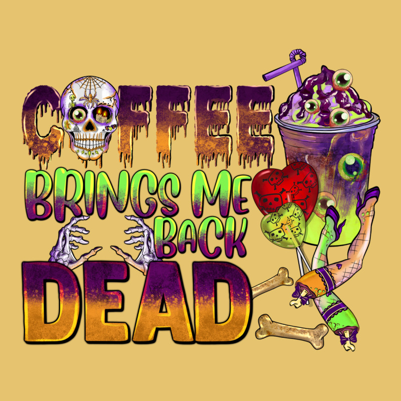 Coffee Brings Me Back Dead Premium Sweatshirt by BarkalooDesign | Teevron