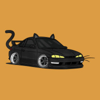 Spooky Halloween Jdm S14 Silvia 240sx Black Cat Illustrated T Shirt Urban Heavy Tee | Teevron