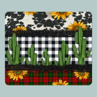 Cowhide Cacti Sunflowers Christmas Mousepad Heavy Core Tee | Teevron