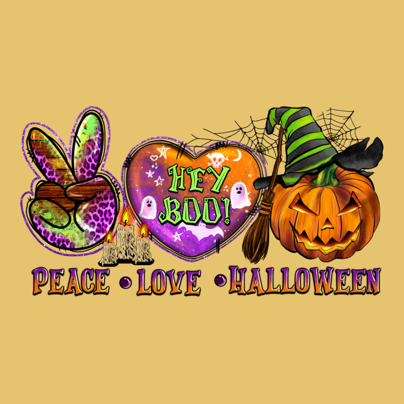 Peace Love Halloween Premium Sweatshirt by BarkalooDesign | Teevron
