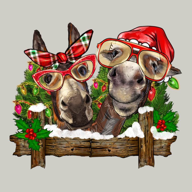 Christmas Donkeys Heavyweight Hoodie by BarkalooDesign | Teevron