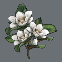Magnolia Flower Illustration Premium Hoodie | Teevron