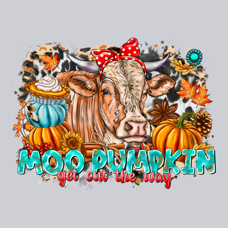 Moo Pumpkin Get Out The Way Heavyweight Sweatshirt by CowhideDigitalArt | Teevron