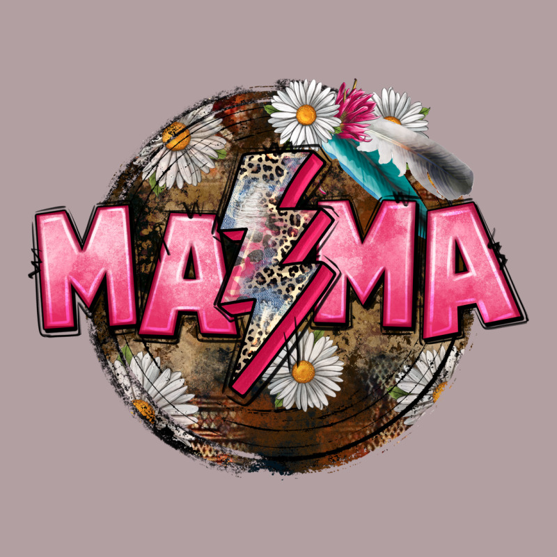 Mama Lightning Bolt Mother's Day Vintage Hoodie by CowGirlArtShop | Teevron