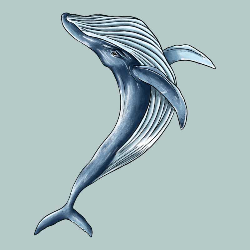 Humpback Whale Jumping Heavy Core Tee by BarkalooDesign | Teevron