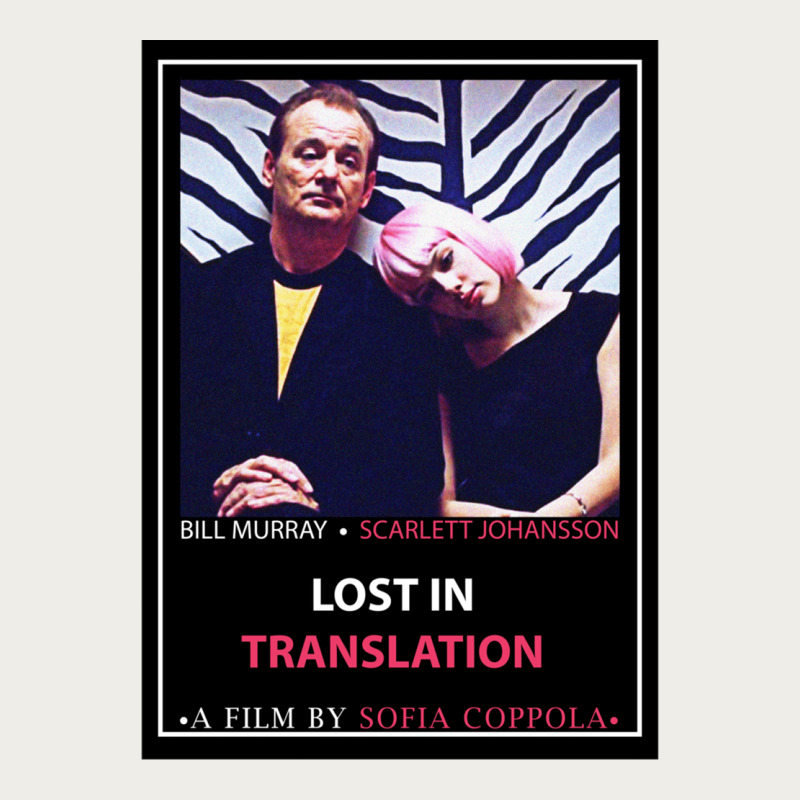 Lost In Translation Poster Gift Zipper Hoodie by trangStudio | Teevron