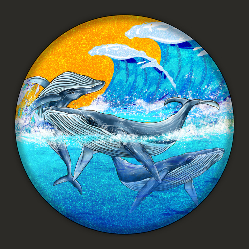 Humpback Whale Heavy Core Tee by BarkalooDesign | Teevron