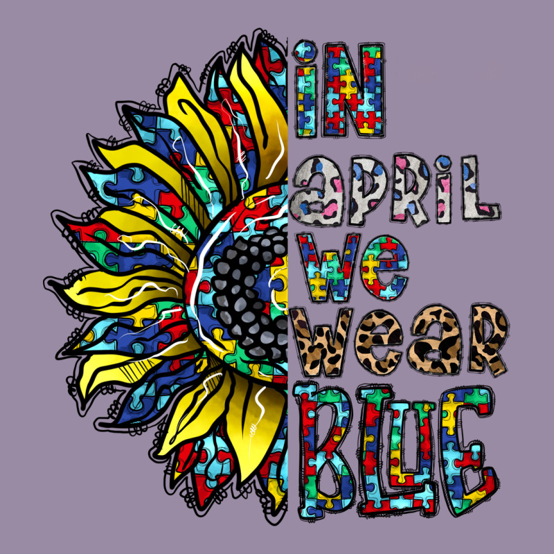 Autism Sunflower Classic Tee by CowhideDigitalArt | Teevron