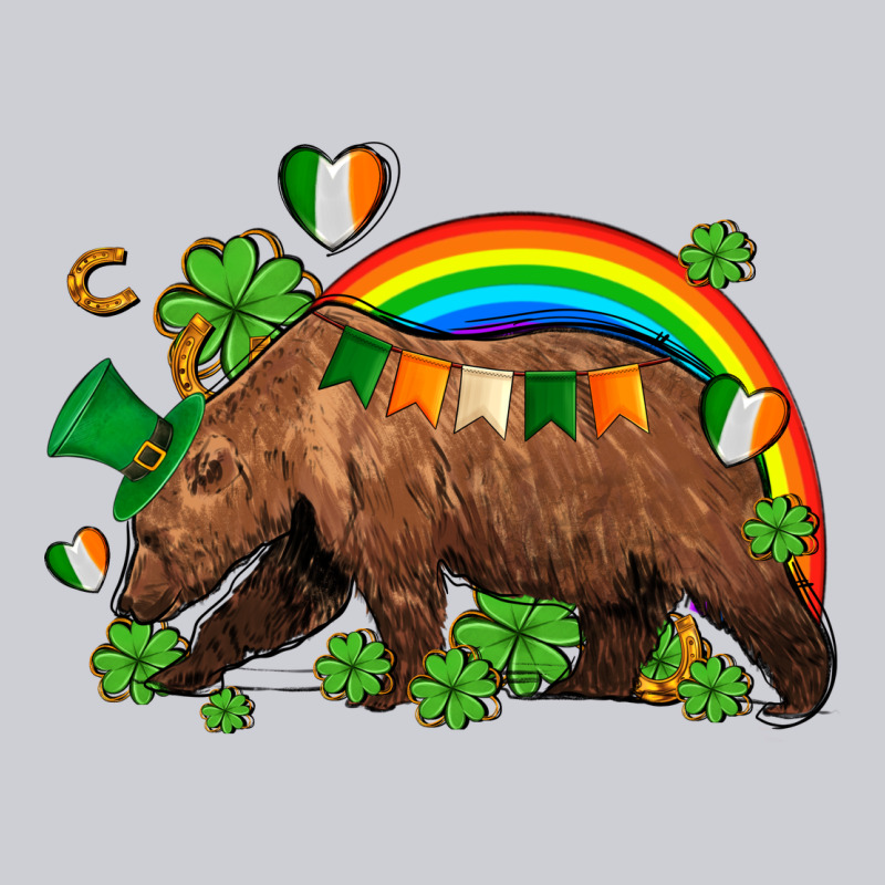 St Patricks Bear Ado Urban Hoodie by AdoDesignShop | Teevron