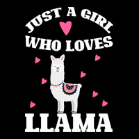 Llama Just A Girl Who Loves Llamas Ladies Tee | Teevron
